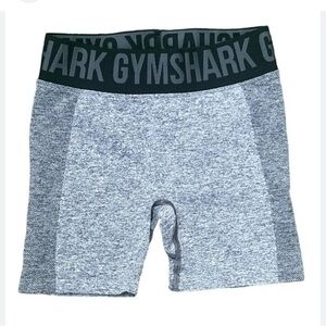 GYMSHARK Womens Flex Shorts Grey Marl/Light Grey XS Booty Boosting/SO Flattering